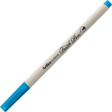 Artline Supreme İnce Fırça Uçlu Markör Kalem Gök Mavisi Lv-A-Epfs-F S.Blue LV-A-EPFS-F (12 Li Paket)