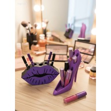 3D Tasarım Şık ve Çok Bölmeli Makyaj Malz. Organizer Seti  (2li Ürün )