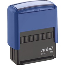 Sırdaş Standart Boş Kaşe Otomatik 15X40 Mm Mavi Keçeli 911