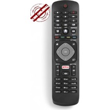 Philips YKF406-002 Tüm Modellere Uyumludur Tv Kumanda Netflix Tuşlu