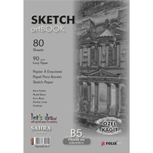  sahra bloknot not defteri tutkallı ıvory kağıt 17,3x24,5 90 gram flx-821411