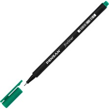  pensan fineliner keçe uç kalem 0,4 mm yeşil 6500 (10 lu paket)