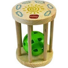 Zuzu Toys Oyuncak Ahşap Kafes Çıngırak 04138