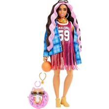 Hasbro Oyuncak Barbie Extra Ekose Ceketli Bebek HDJ46