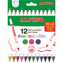 Alpino Keçeli Kalem Çift Yönlü 12 Li Ar-002013