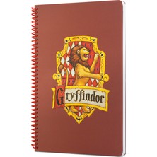 Mabbels Harry Potter Gryffindor Spiralli Not Defteri Kiremit Rengi 80 Yaprak Çizgili 17X24Cm Dft-388562