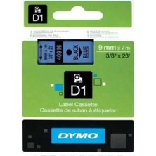 Dymo D1 Şerit 9 Mm X 7 Metre Mavi/ Siyah 40916