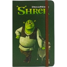Mabbels Sherek Sert Kapak Mini Not Defteri Yeşil 80 Yaprak Çizgisiz 9X14Cm Dft-388432