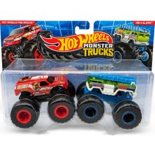 Mattel Hot Wheels Monster Trucks Güçlü Ikili Arabalar Hot Wheels Fıre Rescue-Hw 5 Alarm 1:64 FYJ64