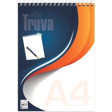 Keskin Color Bloknot Truva A4 40 Yaprak Kareli Not Defteri 145502-99 (12 Li Paket)