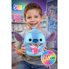 Toyfest Disney Squishmallows Stitch 20 cm Sevgililer Günü Kalpli Orijinal Lisanslı Peluş Oyuncak - 1 Adet
