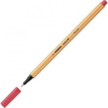 Stabilo Keçe Uçlu İnce Kalem Pas Kırmızısı Fine 0,4 Mm 88/47 (10 Lu Paket)