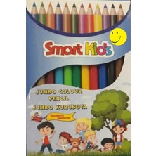  globox smart kids kuru boya jumbo 12 renk 2972