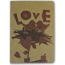 Liz A5 Defter Kraft Kapak İvory Kareli 50 Yaprak Kfa5K (12 Li Paket)