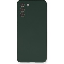 Senka Galaxy S21 Plus Kılıf Nano Içi Kadife - Koyu Yeşil
