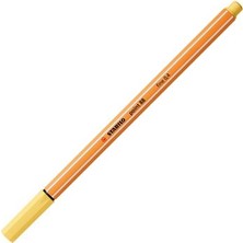 Stabilo Fineliner Point 88 İnce Keçe Uçlu Kalem 88 Point 0.4 Mm Sarı 88/23 (10 Lu Paket)