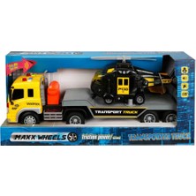 Sunman Oyuncak 1:16 Maxx Wheels Sesli ve Işıklı Transporter Tır 40Cm S00002315 (Karışık Renk 1 Adet)