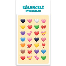 Keskin Color Puffy Sticker Orta Boy Kalp 221206-99