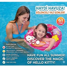 Hello Kitty Kız Çocuk Deniz Simidi 61 cm Çapında / 6-10 Yaş / Intex Swim Ring 56210