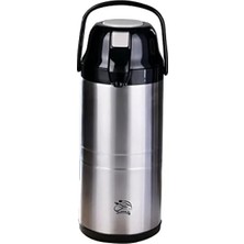 Esranın Dünyası 4.5 Lt Pompalı Çelik Termos - Sıcak ve Soğuk Içecekler Için