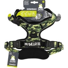 Esranın Dünyası Kamuflaj Desenli Ayarlanabilir Soft Sırt Tasması (L)