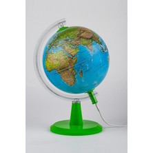  gürbüz dünya küre modern fiziki ışıklı 26cm 48301