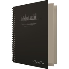 Dilman Black Book Not Defteri 16X22Cm 80 Yaprak Dik Kareli 6618