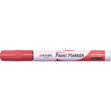 Penac Markör Paint Boya Kalemi Kırmızı Yuvarlak Uçlu 2-4Mm OT0140-RD (12 Li Paket)