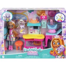 Enchantimals Oyuncak Klinik Oyun Seti Şehirde Gezinti Hlh22