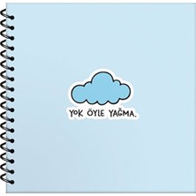 Keskin Color Stickerlı Not Defteri Spr. Sert Kapak Hisli Şeyler 16X15Cm 50 Yp Çizgili 500550-99 (6 Lı Paket)