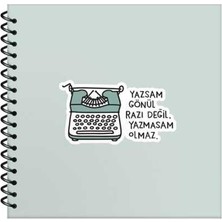 Keskin Color Stickerlı Not Defteri Spr. Sert Kapak Hisli Şeyler 16X15Cm 50 Yp Çizgili 500552-99 (6 Lı Paket)
