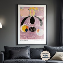 Persona Istanbul Hilma Af Klint "no. 6, Adulthood" - Öncü Soyut Sanat Posteri (Çerçevesiz)