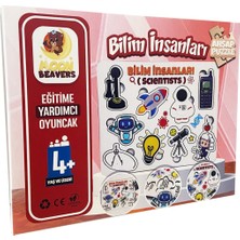Moon Beavers Bilim İnsanları - 1 Ahşap Puzzle Eğitici Oyuncak