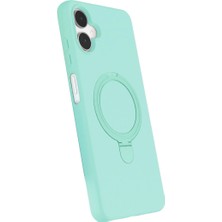 Colezium Galaxy A06 Regal Magsafe Standlı Kapak - Su Yeşili
