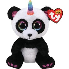  mega panda - panda with horn reg - new tek boynuzlu panda 15 cm peluş oyuncak 150079ty36307