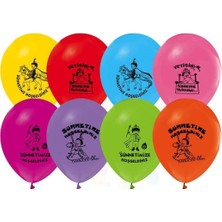 Nedi Balon Baskılı Sünnetime Hoşgeldiniz Karışık Npm-72112 (100 Lü Paket)