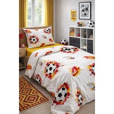 Lief Home %100 Pamuklu Tek Kişilik Taraftar Nevresim Takımı 160X220 | Lastikli Çarşaf 120X200+30