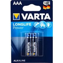  varta longlife power aaa ınce kalem pil 1-9381-00 (2 li paket)