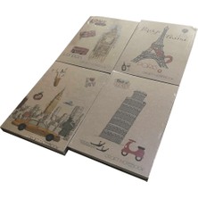 Liz Defter Kraft Kapak 20X28Cm Ayraçlı Defter Çizgili Defter 160 Yaprak Kf510Ç (1 Adet Karışık Renk)