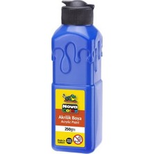 Nova Color Akrilik Boya 250 Gram Mavi NC-3012