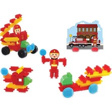 Dede Oyuncak Kaktüs Bloklar İtfaiye İstasyonu Eğitici Öğretici Lego 55 Parça 03308