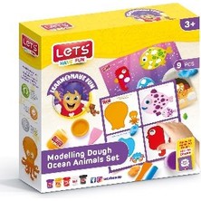  lets deniz canlıları oyun hamuru mat 5 100 gr oyu l9012