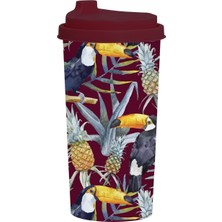 Herevin Desenli Kahve Bardağı Papağan 470 Cc 161920-011