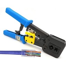 Esranın Dünyası Yeni Nesil RJ45/RJ11 Cat6 Kablo Ucu Sıkma Pense