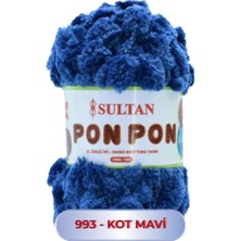 Sultan Pon Pon El Örgü Ipi Battaniye Ipi 993 / 5 Adet