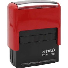 Sırdaş Standart Boş Kaşe Otomatik 15X40 Mm Kırmızı Keçeli 911