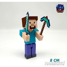 Neptune3D Steve Hareketli Figürü (Minecraft)