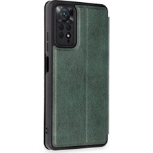 Colezium Note 12 Pro 4g Kılıf Flip Cover - Koyu Yeşil