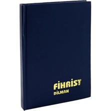 Dilman Ticari Fihrist Lüks 17X24 Cm 8 Yaprak