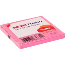 Noki Yapışkanlı Not Kağıdı 80 Yaprak 76X76Mm Pembe 12165 (12 Li Paket)